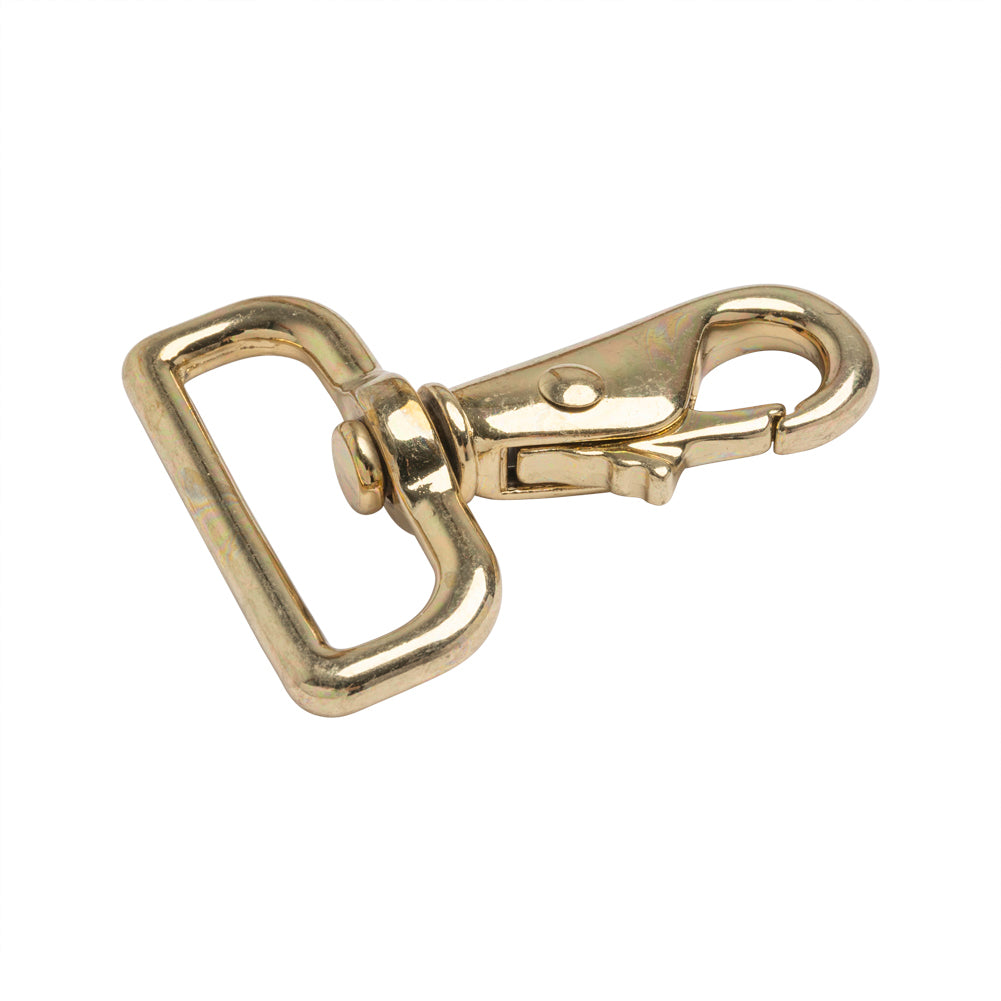 Dark Gold Metal Lobster Clasp - 2.625" x 2" Detail