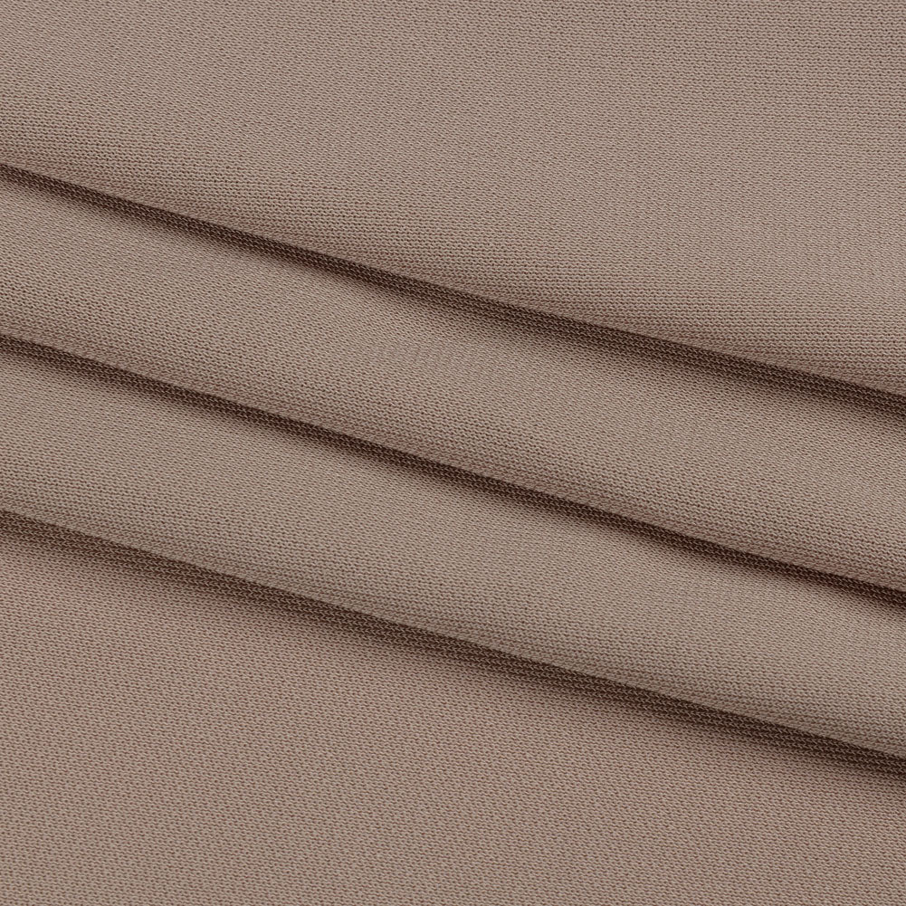 Trina Turk Beige Rayon and Polyester Interlock Knit Folded