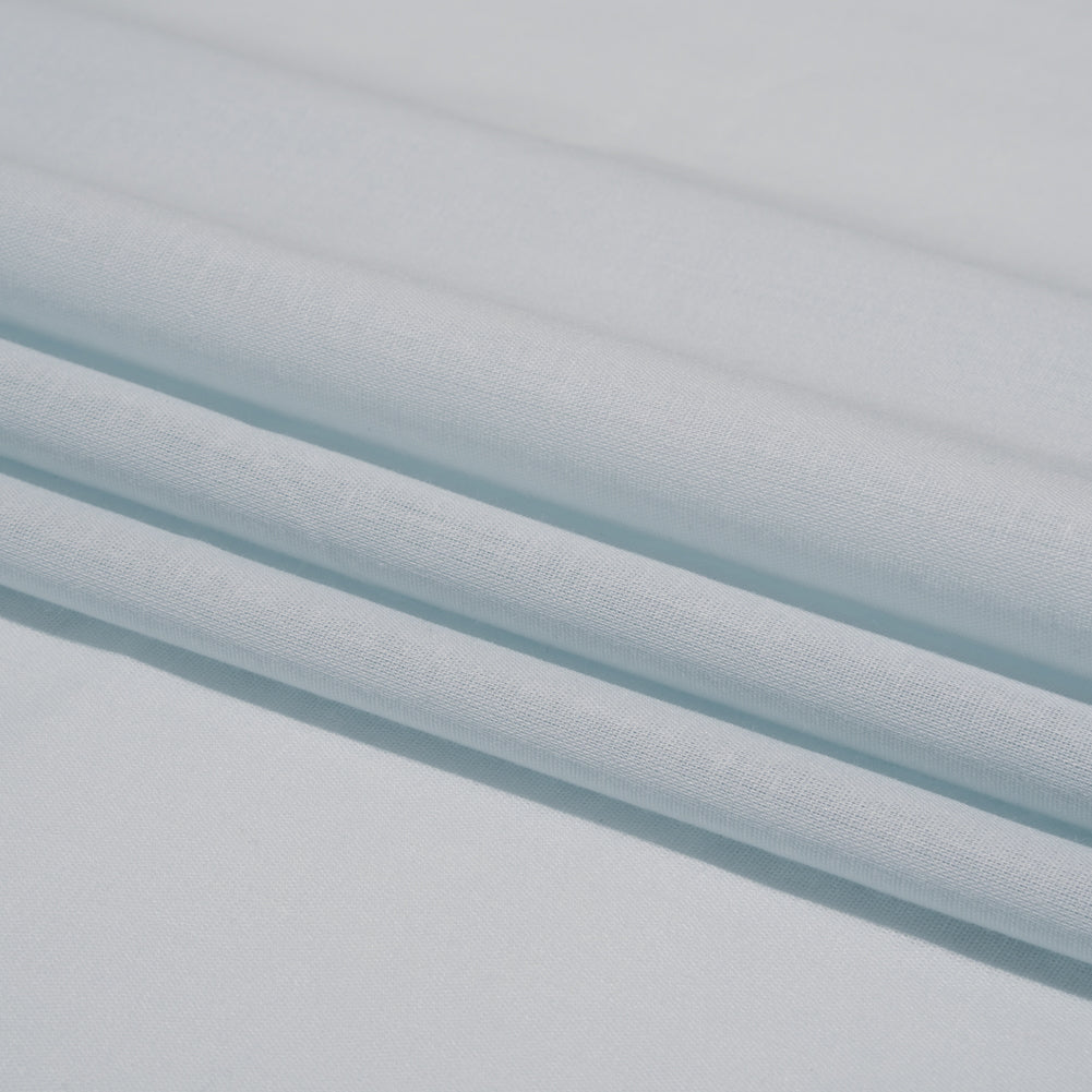 Mercerized Organic Egyptian Cotton Voile - Pale Blue - Toulouse Collection