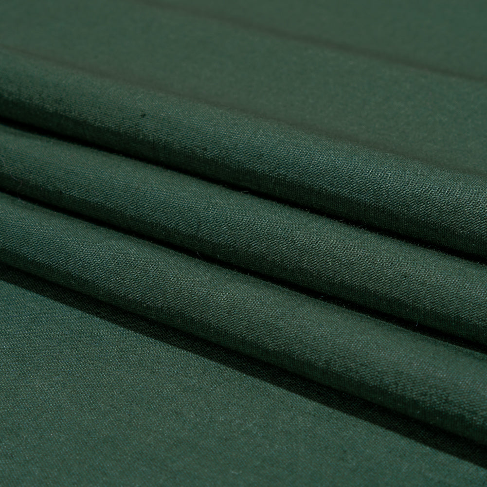 Mercerized Organic Egyptian Cotton Voile - Hunter Green - Toulouse Collection