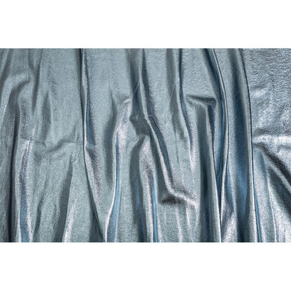 Textured Faux Leather - Metallic Graphite - Ileana Collection