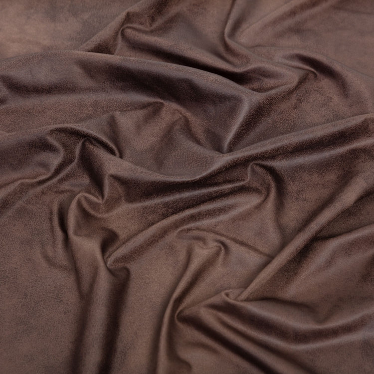 template--25130090922057__main-Faux Leather Foil Stretch Polyester Knit - Dark Brown Cloud Textured - Vanessa Collection