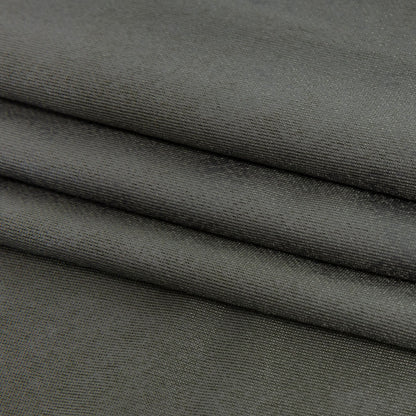 Faux Leather Foil Stretch Polyester Knit - Olive Cloud Textured - Vanessa Collection