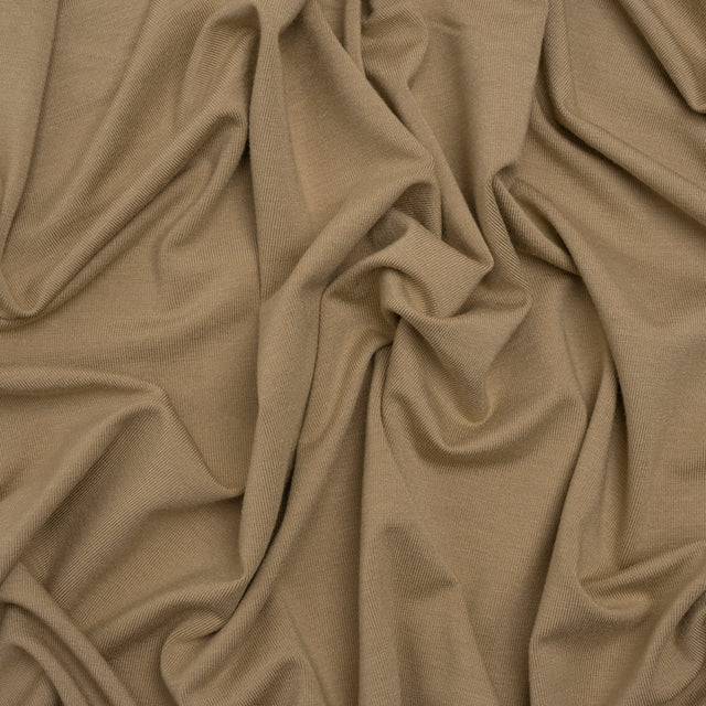 Stretch Viscose Jersey - Beige