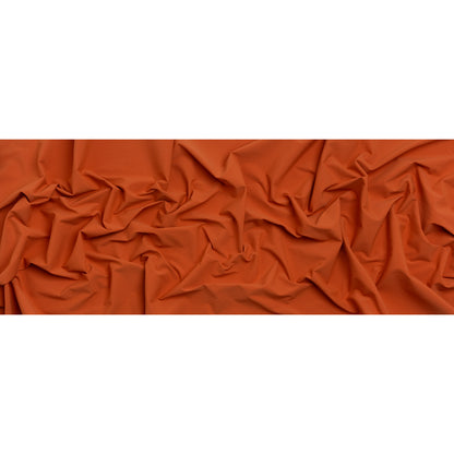 Creped Stretch Polyester Woven - Burnt Orange Full