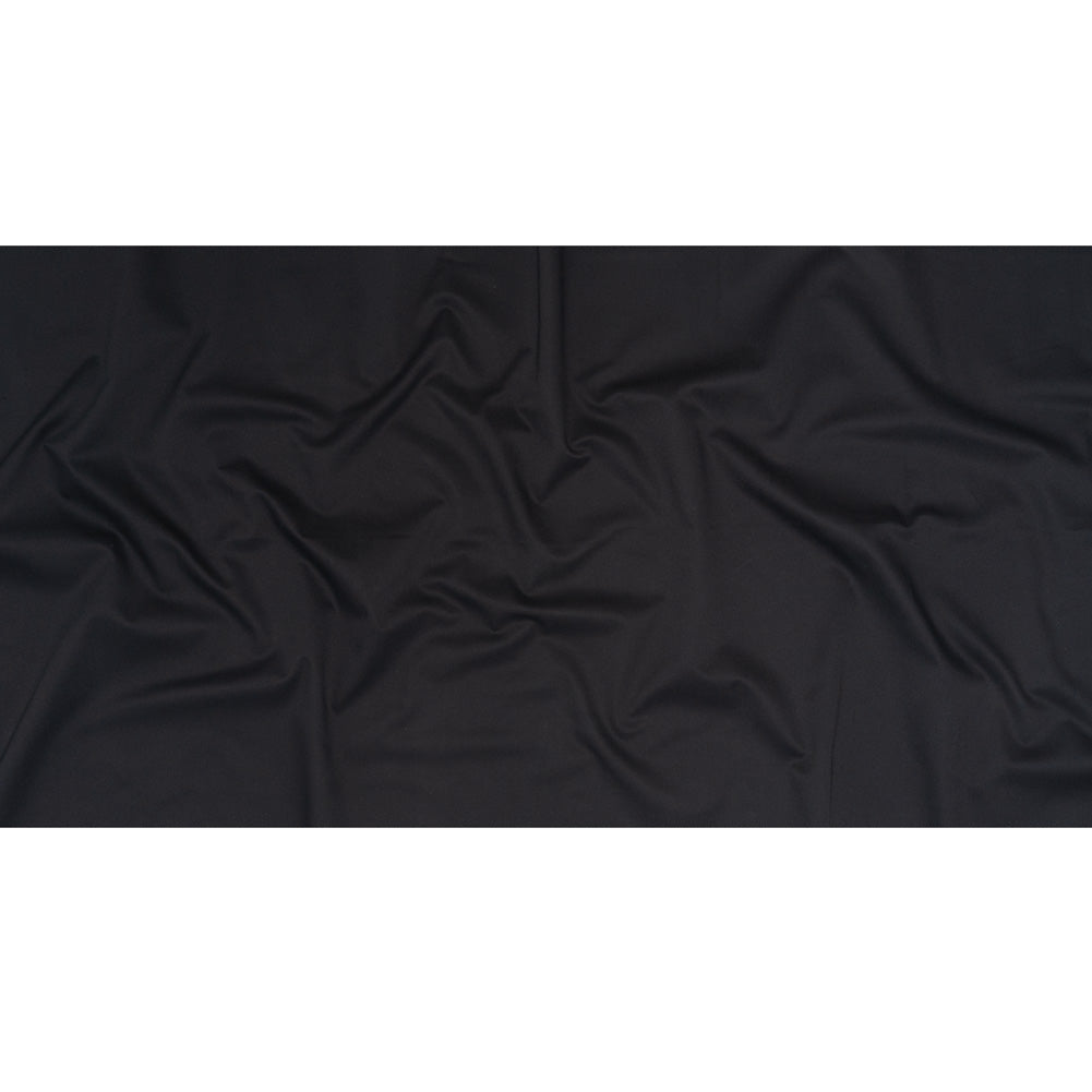 Carbon Brushed Stretch Khaki Twill - Black - Averill Collection - Full