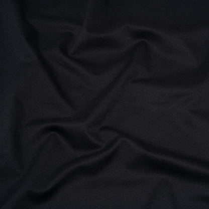 Carbon Brushed Stretch Khaki Twill - Black - Averill Collection