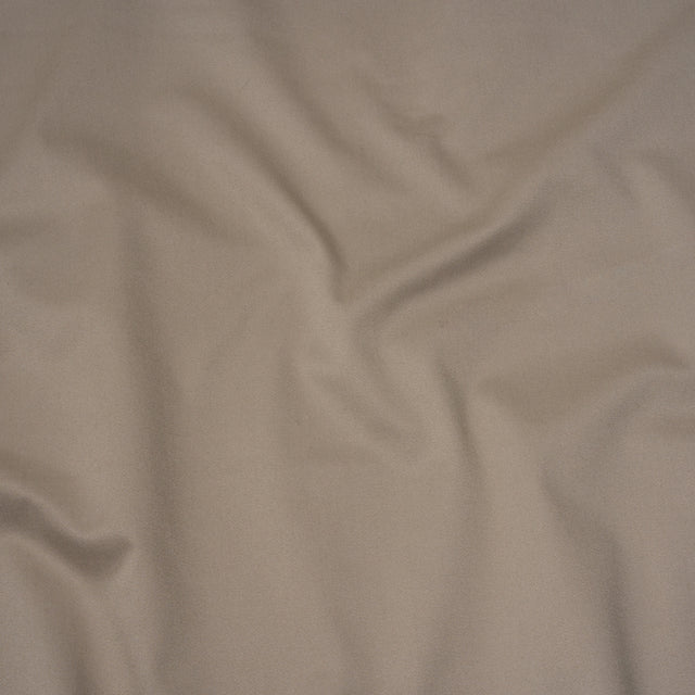 Carbon Brushed Stretch Khaki Twill - Warm Gray - Averill Collection