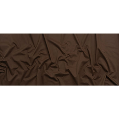 Carbon Brushed Stretch Khaki Twill - Coffee Bean Brown - Averill Collection