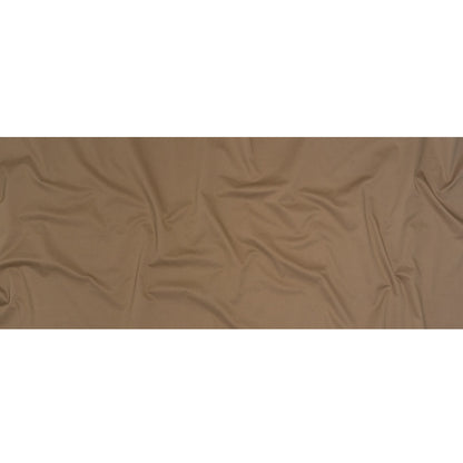 Carbon Brushed Stretch Khaki Twill - Dark Beige - Averill Collection