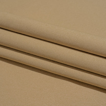 Carbon Brushed Stretch Khaki Twill - Beige - Averill Collection