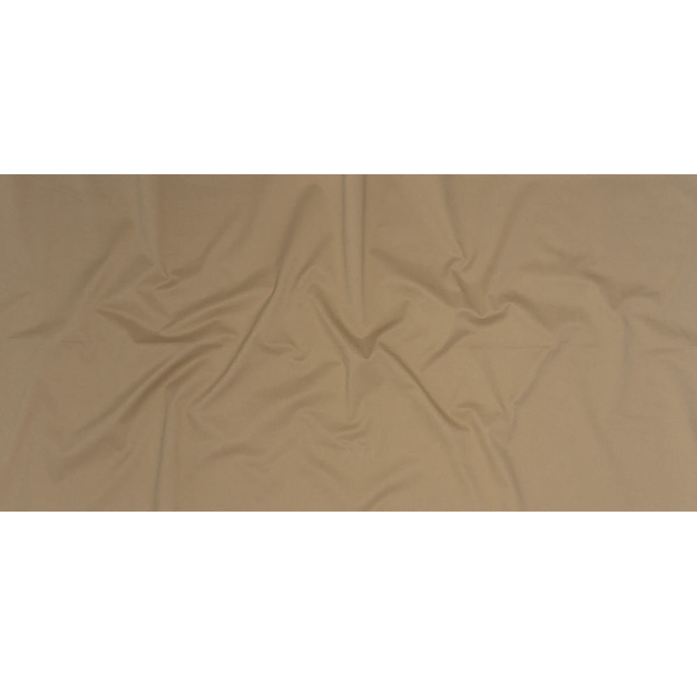 Carbon Brushed Stretch Khaki Twill - Beige - Averill Collection