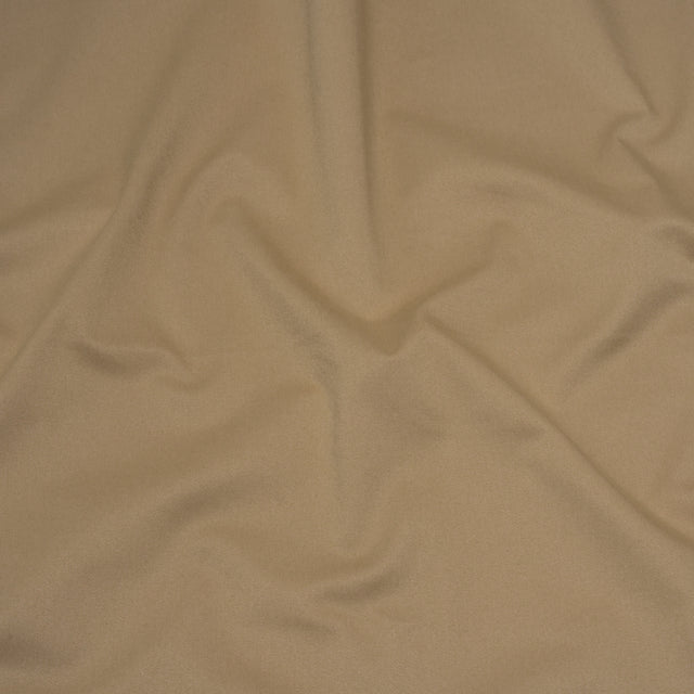 Carbon Brushed Stretch Khaki Twill - Beige - Averill Collection