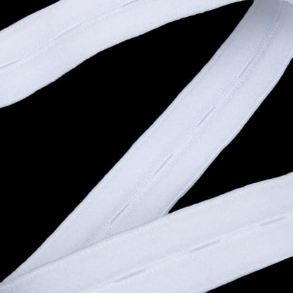 Dritz White Button Hole Elastic - 5/8 in x 1 yd Folded