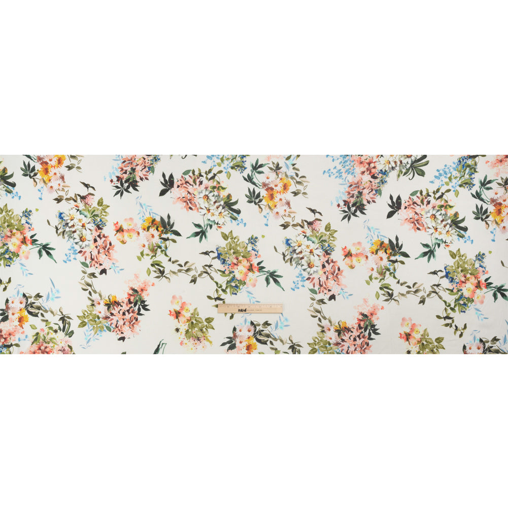 Mood Exclusive White Arranged to Engage Viscose Georgette Full