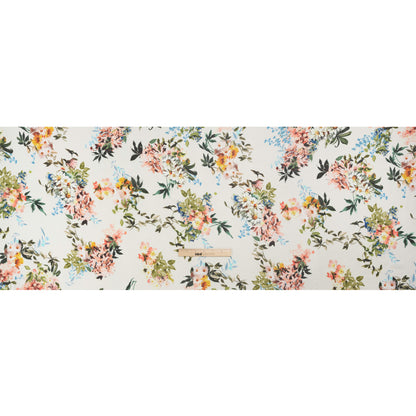 Mood Exclusive White Arranged to Engage Viscose Georgette Full