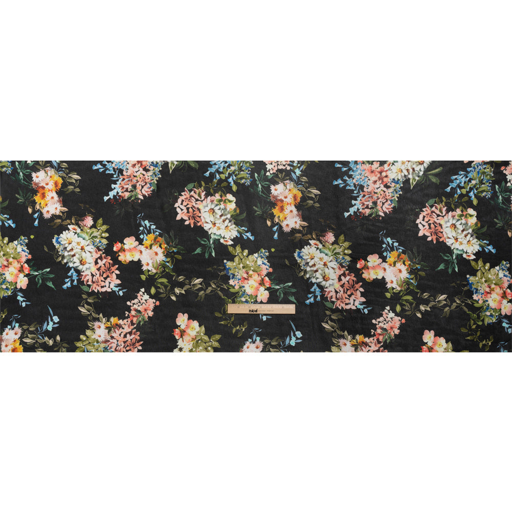 Mood Exclusive Black Arranged to Engage Viscose Georgette Full