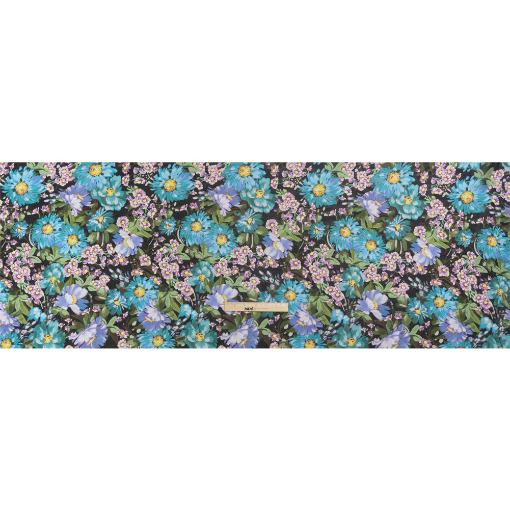 Mood Exclusive Black Rhapsody in Bloom Viscose Georgette Full