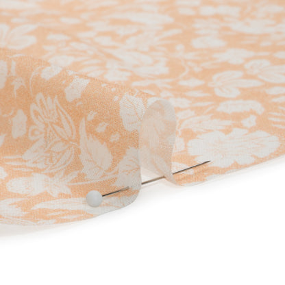 Cotton Gauze - Beige and White Floral - Mood Exclusive Simple Somethings Print Detail