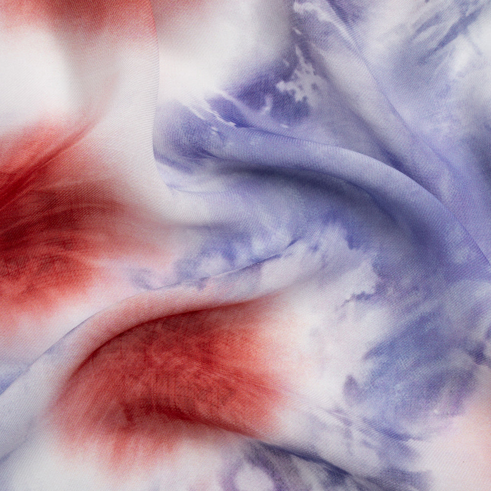 Mood Exclusive Firecracker Freedom Slubbed Sheer Polyester Woven