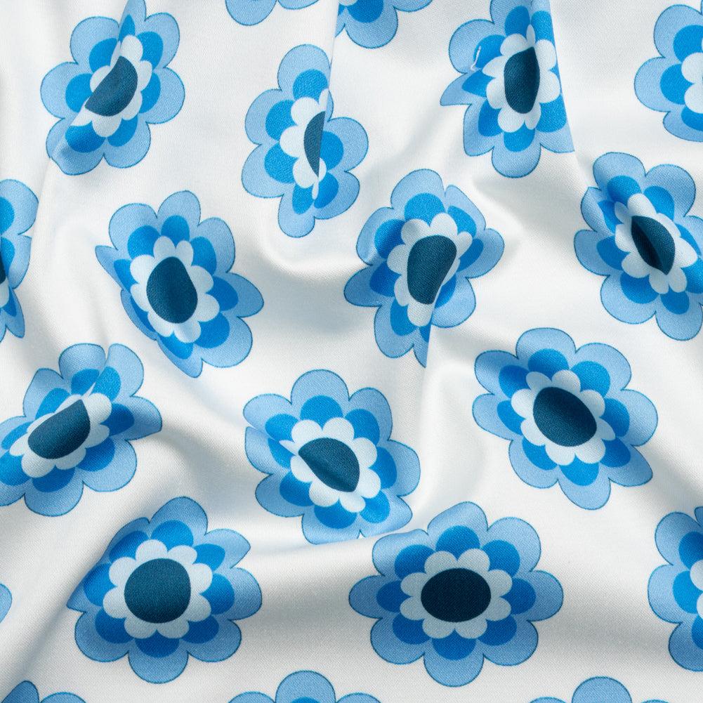 Mood Exclusive Fun with Flowers Stretch Cotton Sateen
