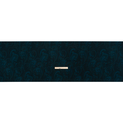 Stretch Polyester Woven Print - Dark Navy Paisley - Mood Exclusive Midnight Flight Full
