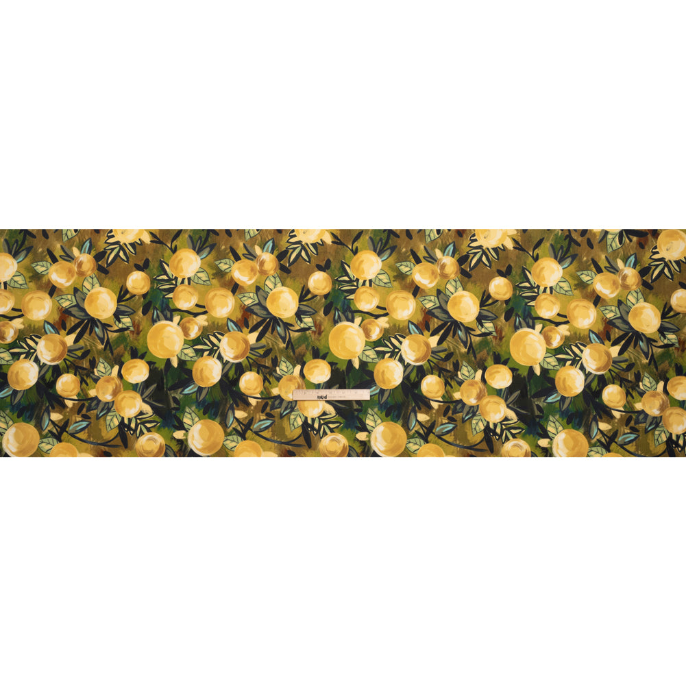 Mood Exclusive Yellow Zest Grove Stretch Brushed Cotton Woven Full