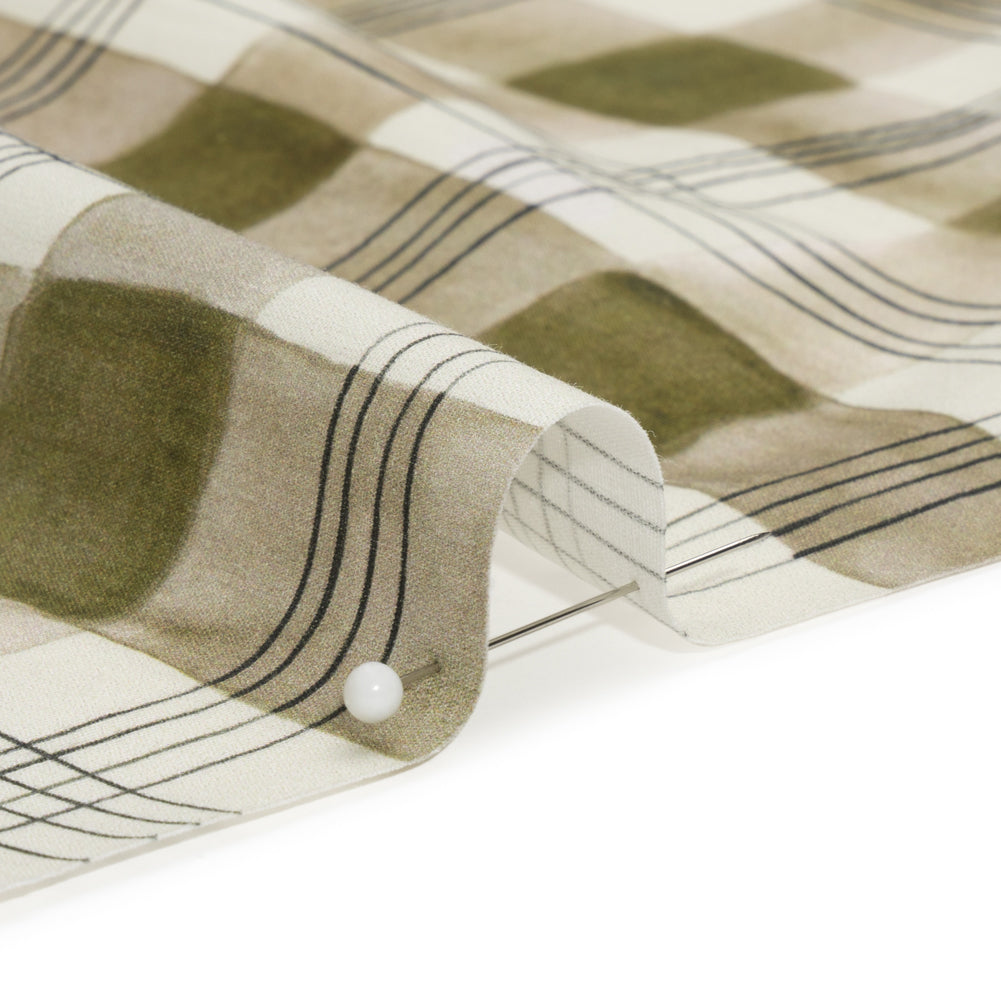 Mood Exclusive Cunning Moss Cotton Poplin Detail