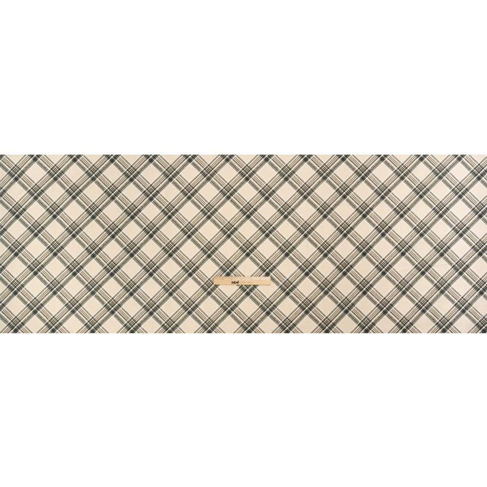 Mood Exclusive Beige Argyle Anyone Cotton Poplin Full