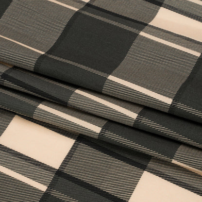 Mood Exclusive Charcoal Loch Lomond Cotton Poplin Folded