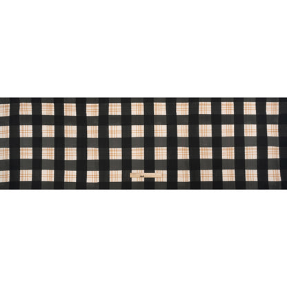 Mood Exclusive Black Plaid to be Here Cotton Poplin Full