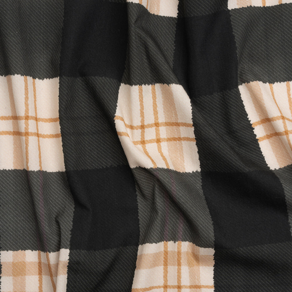Mood Exclusive Black Plaid to be Here Cotton Poplin