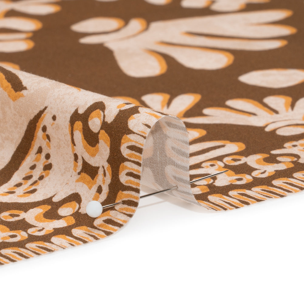 Mood Exclusive Dovetail Drawing Stretch Cotton Poplin Detail
