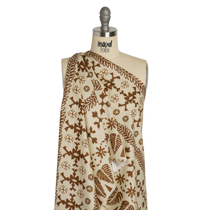 Mood Exclusive Pine Needlework Stretch Cotton Poplin Drape