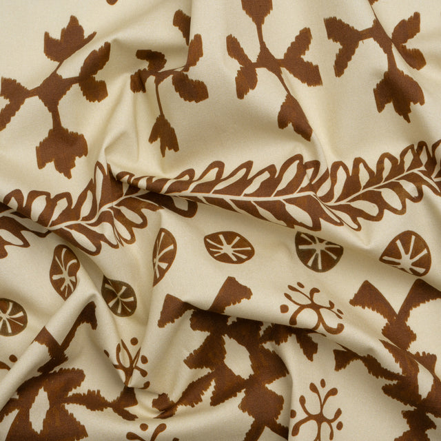 Mood Exclusive Pine Needlework Stretch Cotton Poplin