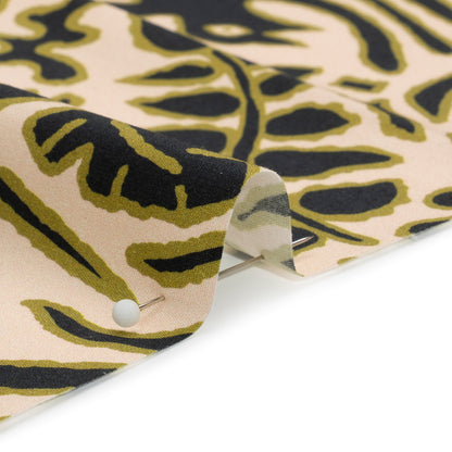 Mood Exclusive Green Folklore Fundamentals Stretch Cotton Poplin Detail