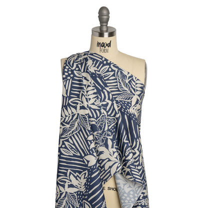 Mood Exclusive Of the Maritime Stretch Cotton Poplin Drape