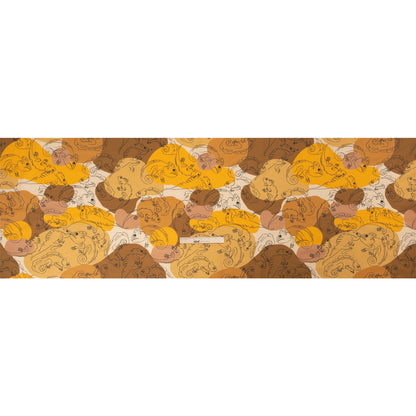 Stretch Cotton Poplin Print - Gold Chameleons - Mood Exclusive Commander of Camouflage Full