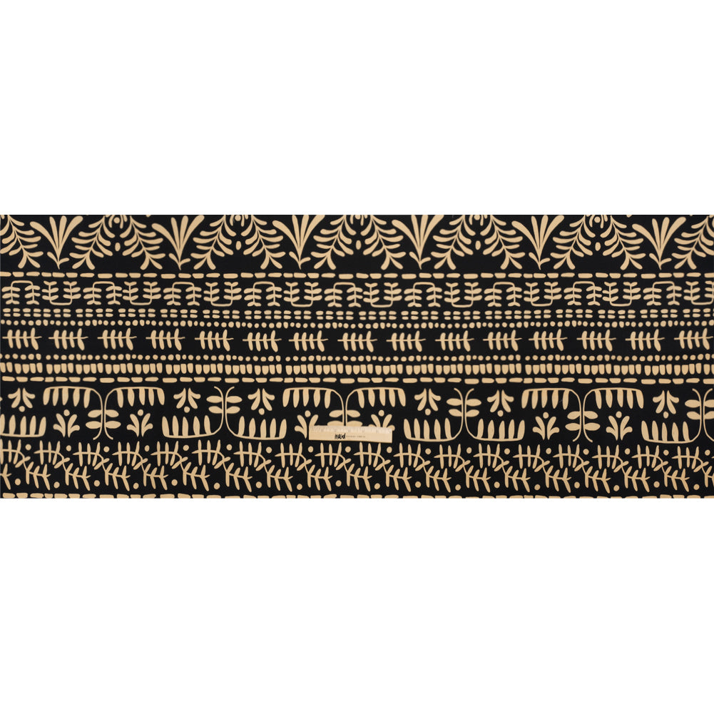 Mood Exclusive Black Vegetation View Stretch Cotton Twill Full