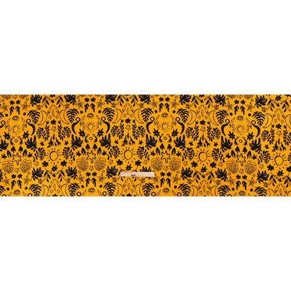 Stretch Cotton Twill Print - Yellow and Black Simple Doodles - Mood Exclusive Twin Flame Full