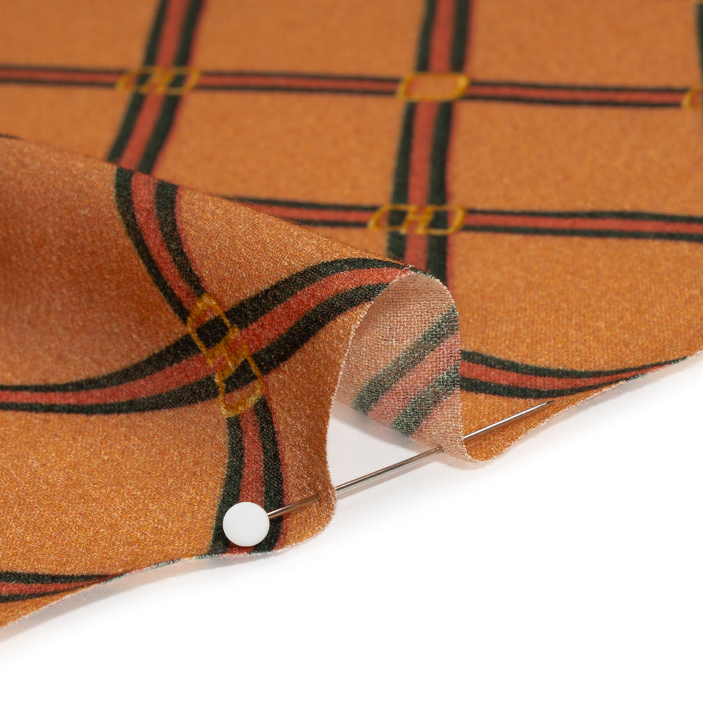 Mood Exclusive Dark Peach Highly Haute Viscose Georgette Folded