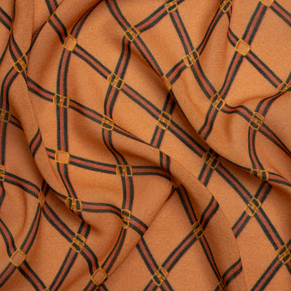 Mood Exclusive Dark Peach Highly Haute Viscose Georgette