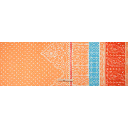 Mood Exclusive Orange Paisley Park Stretch Cotton Woven Full