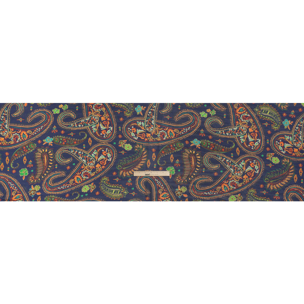 Mood Exclusive Navy Attraction of Pattern Viscose Georgette Full