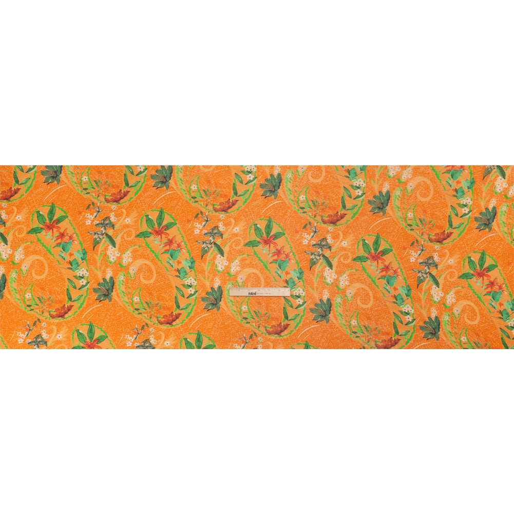 Mood Exclusive Orange Swooping Grounds Viscose Georgette Full
