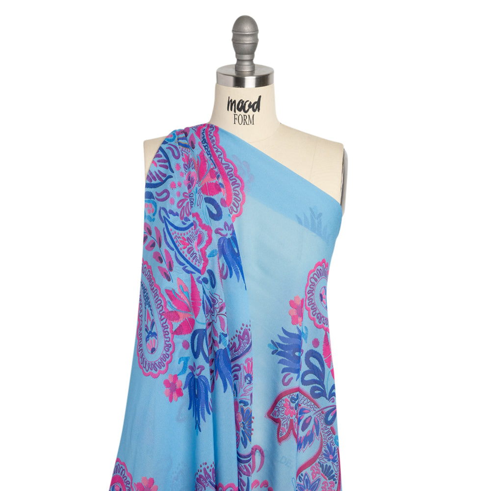 Mood Exclusive Sky Scented Sights Viscose Georgette Drape