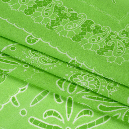 Mood Exclusive Lime Reimagined Rodeo Viscose Georgette Folded