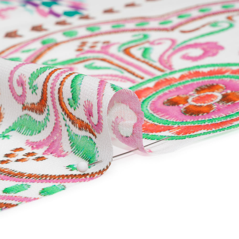 Mood Exclusive Pink Needle and Nostalgia Viscose Georgette Folded