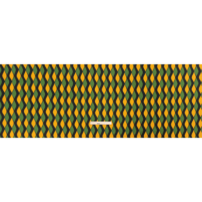 Cotton Poplin Print - Green and Gold Waves - Mood Exclusive Mayfield Falls Full