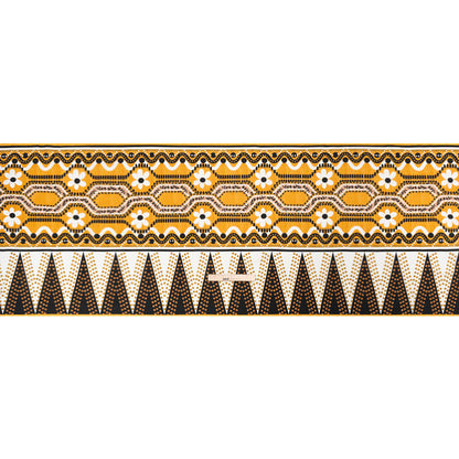 Cotton Poplin Panel - Goldenrod Geometric and Floral - Mood Exclusive Link Up Full